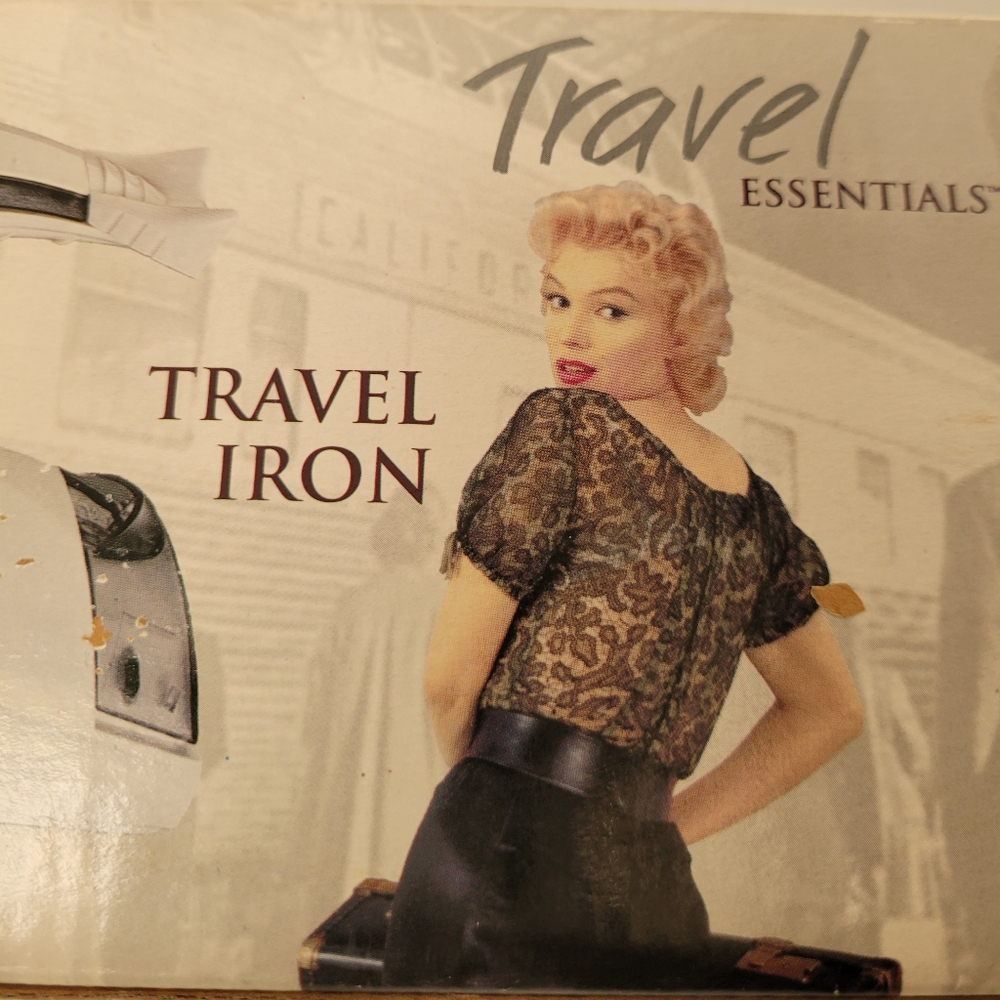 MARILYN MONROE TRAVEL IRON (EUC) - extremely rare